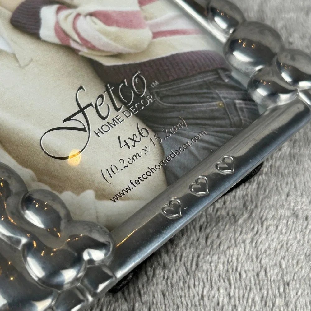 Fetco Home Decor Monica Family Is Forever Silver Tone 4x6 House Picture Frame